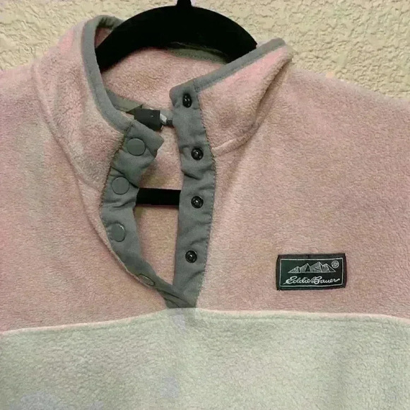 Eddie Bauer kids Snap Tee sz L camping hiking outdoor back to school casual cozy - Picture 2 of 7